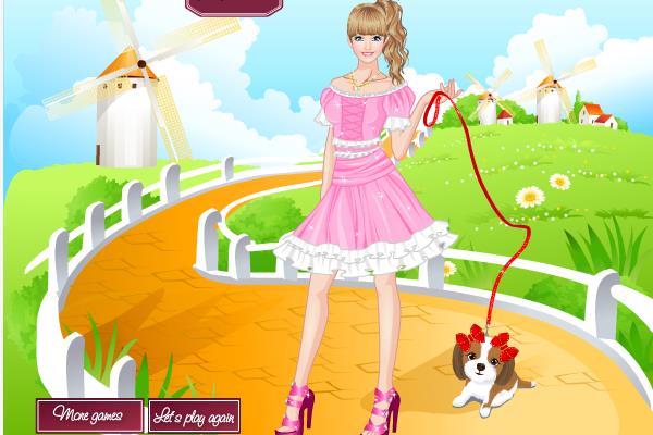 Puppy Lover Dress Up Game for Girls