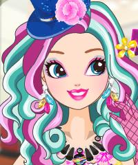 EVER AFTER HIGH MADELINE HATTER MAKEUP TUTORIAL - MAQUIAGEM ARTÍSTICA 