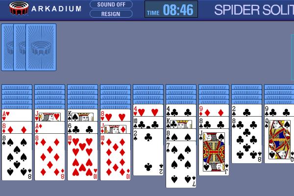 play spider solitaire 2 suits online for free