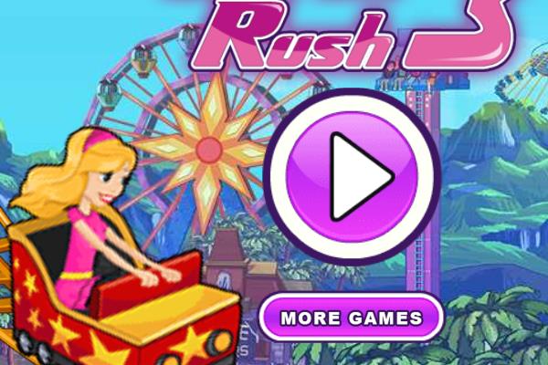 Rush 3 Crazy Roller Coaster Game Online